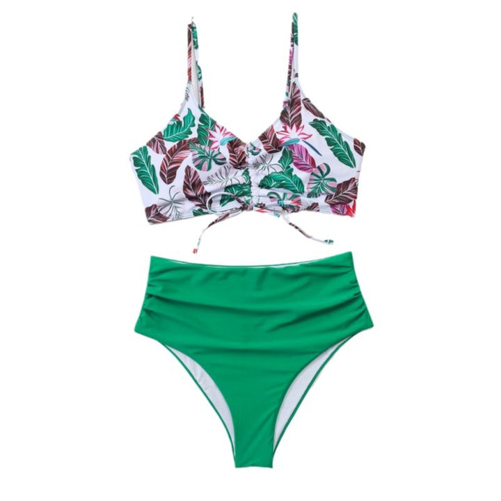 Dame bikini sæt med justerbar top og høj talje Stilla