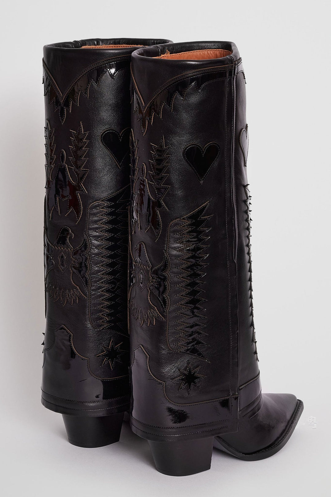 Femme Dekorative Western-stil Knæhøje Støvler Stilla