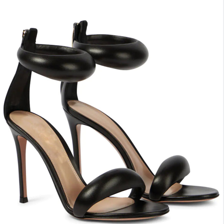 Dame High Heel Strop Sandaler med Ankelsnøre Stilla
