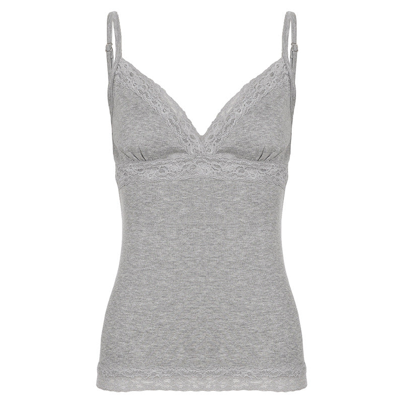 Dame blonde tanktop med justerbare stropper og luftigt snit Skovae