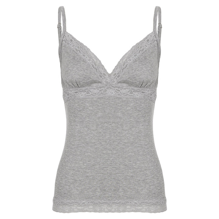 Dame blonde tanktop med justerbare stropper og luftigt snit Skovae