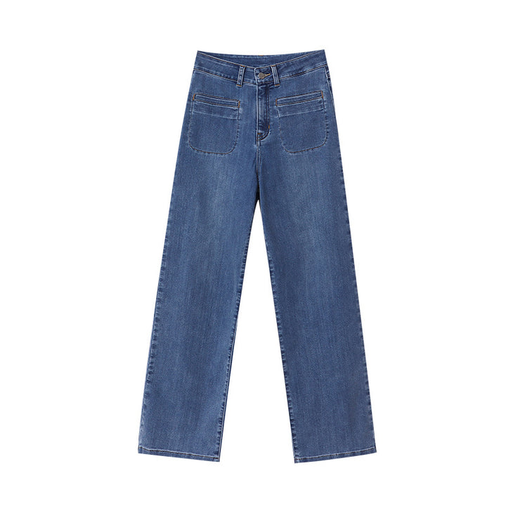 Kvindernes løstsiddende høj talje jeans Stilla