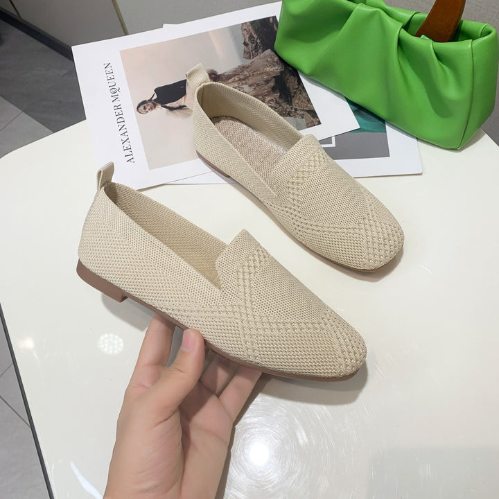 Dame Behagelige Slip-On Sko med åndbart Overmateriale og skridsikker Såle Stilla