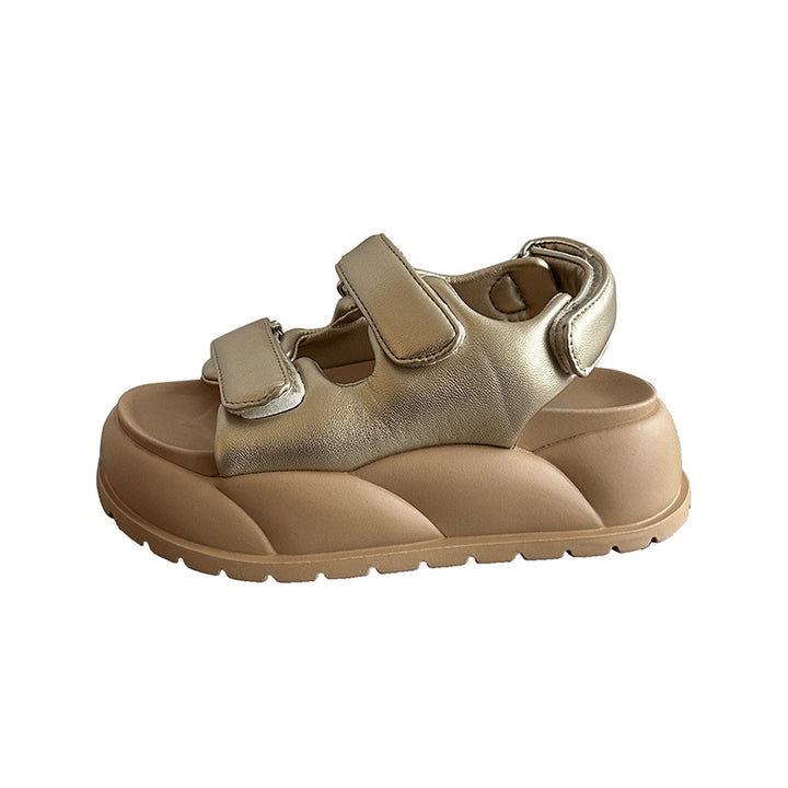 Femme Justerbare Remme Plateausandaler Stilla