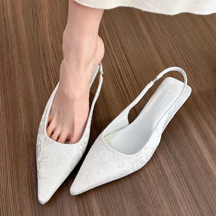 Dame Spidse-Pumps med Elegant Udsnit-Design Stilla