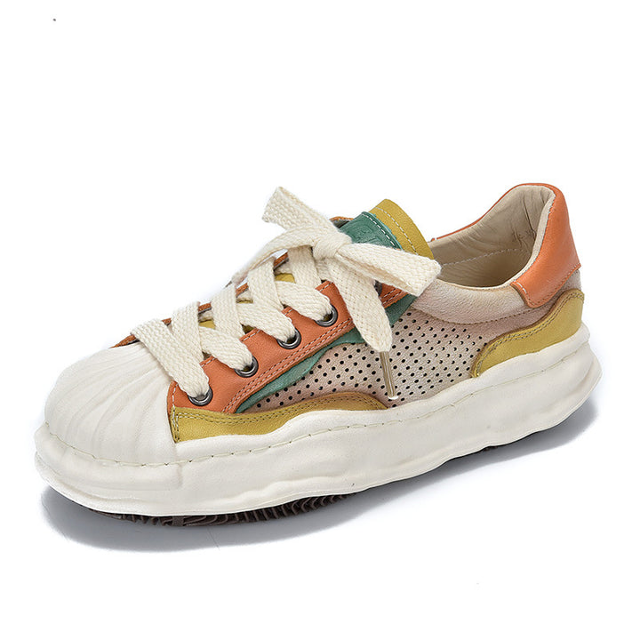 Dame modische sneakers med åndbart netoverflade og dæmpende sål Stilla