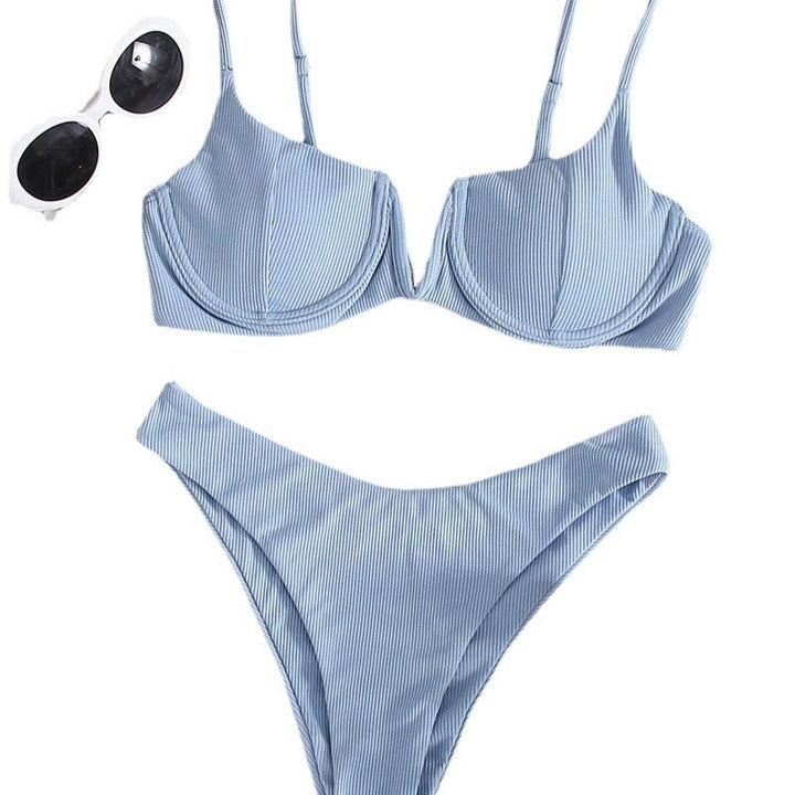 Dame ribbenundertøj bikini sæt Stilla 1750922538