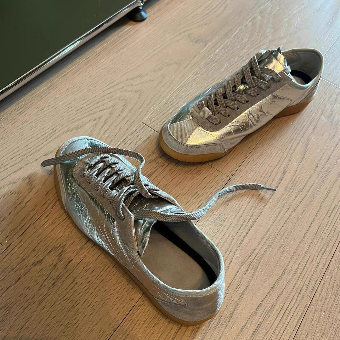 Dame Retro-inspirerede Metallic Sneaker Stilla