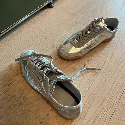 Dame Retro-inspirerede Metallic Sneaker Stilla