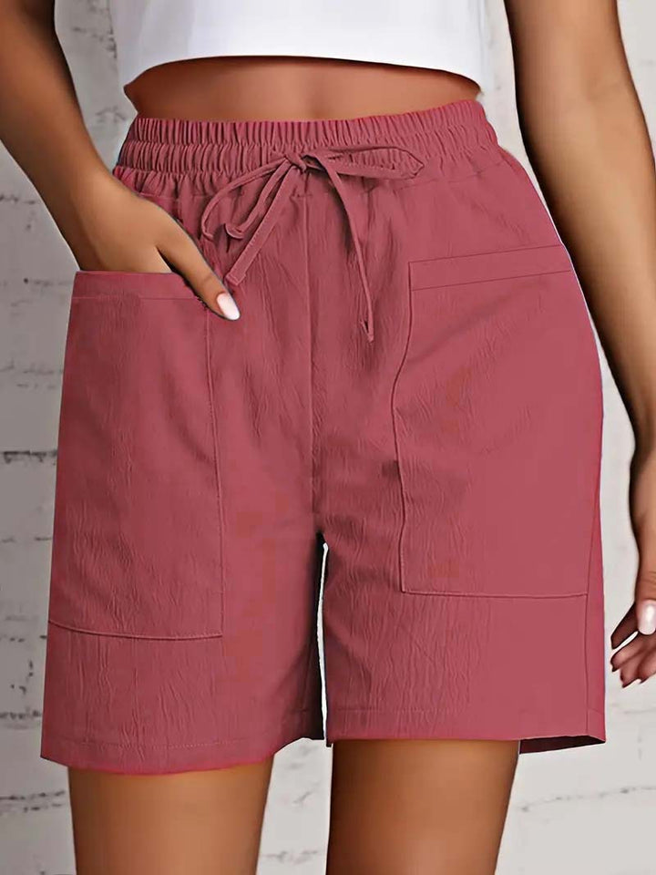 Dame Behagelige Højtaljede Fritidsshorts Stilla