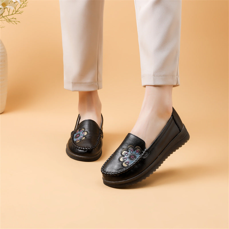 Dame Kunstnerisk Broderede Flade Slip-On Sko Stilla