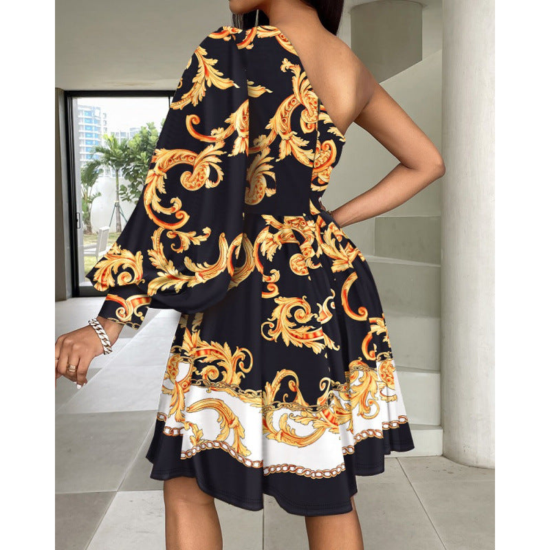Femme Floral Print Mini Kjole Stilla