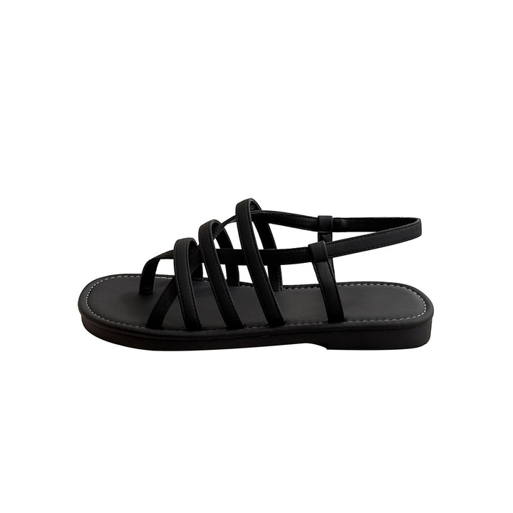 Femme justerbare krydsrem flade sandaler Stilla
