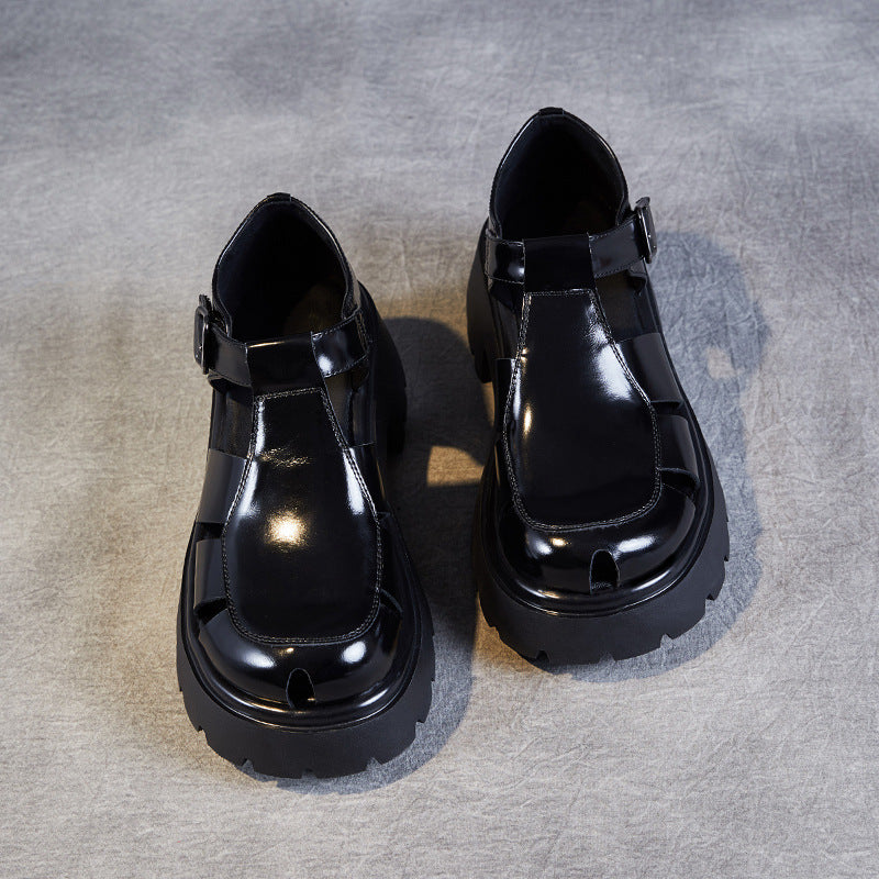 Femme Chunky Platform Spænde Sandaler med åbent design Stilla