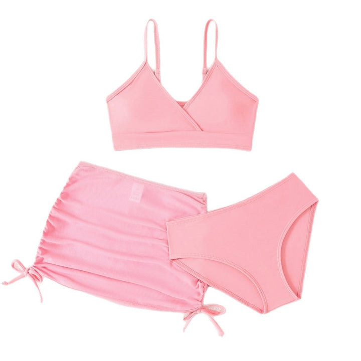 Dame Bikini-sæt med indpakningsskørt og justerbare stropper Stilla