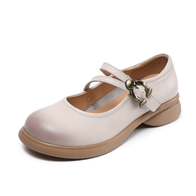 Dame Elegante Mary Jane Ballerinas med Komfortremme Stilla