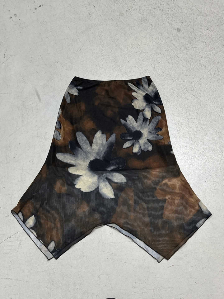 Dame lette sommershorts med blomstermønster og bred pasform Skovae