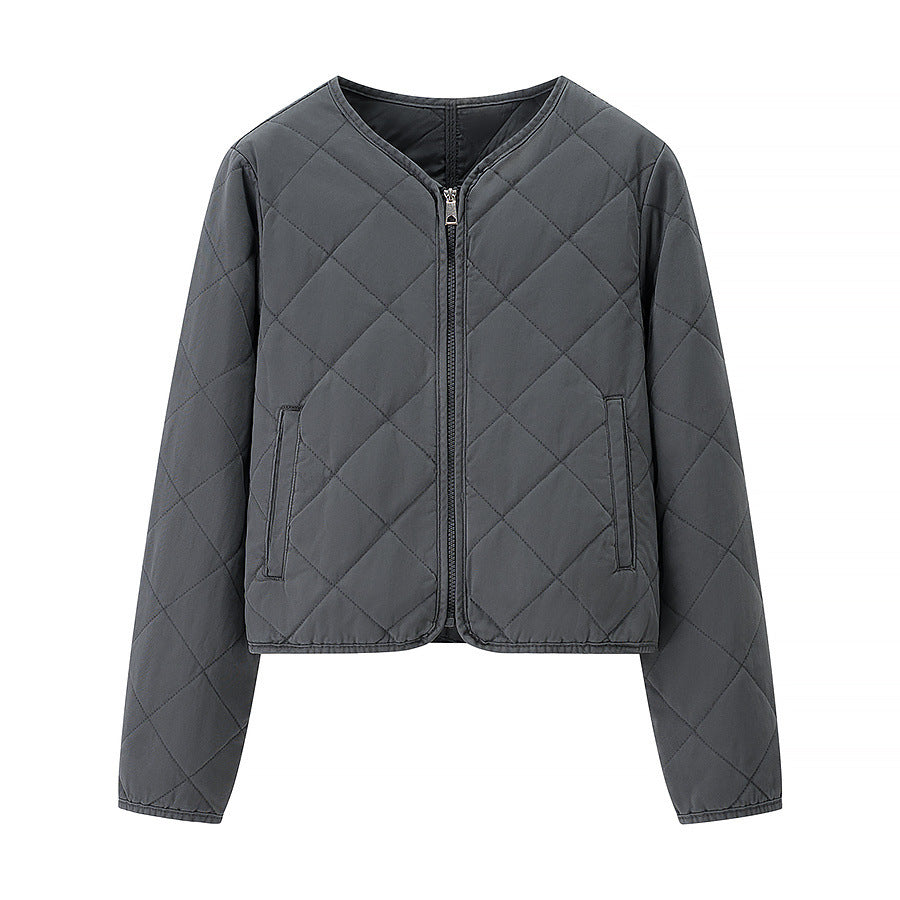 Kvinders quilted jakke med praktiske lommer og moderne snit Stilla