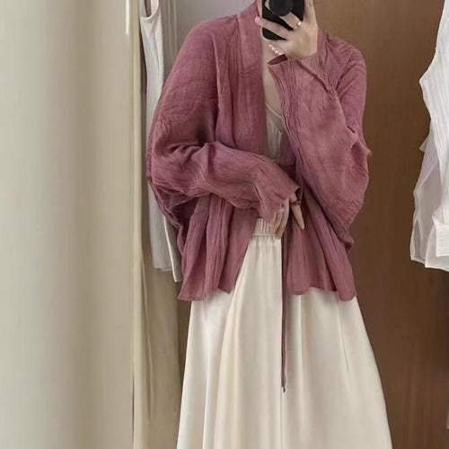 Dame Let Lagdelt Kimono Cardigan Stilla