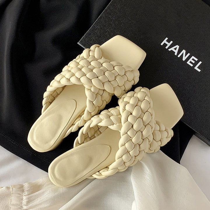 Femme Woven Slide Sandaler  Stilla