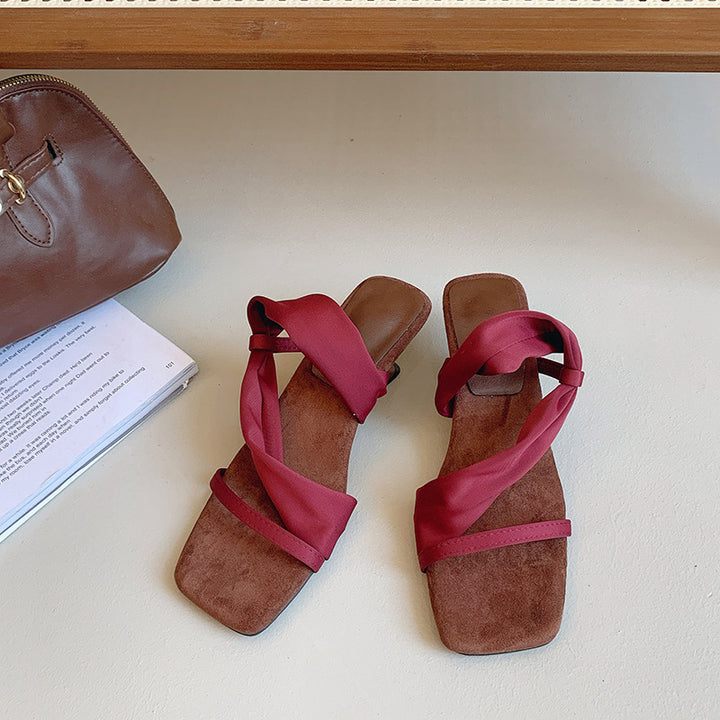 Dame stilfulde komfort-slide-sandaler Stilla