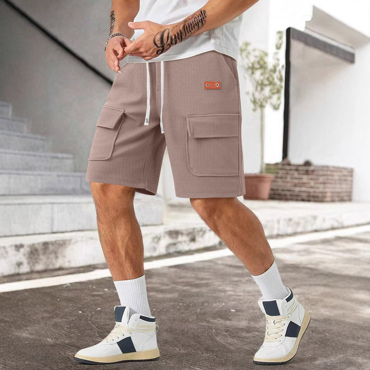 Herrer Cargo-shorts med praktiske lommer og åndbart stof Stilla