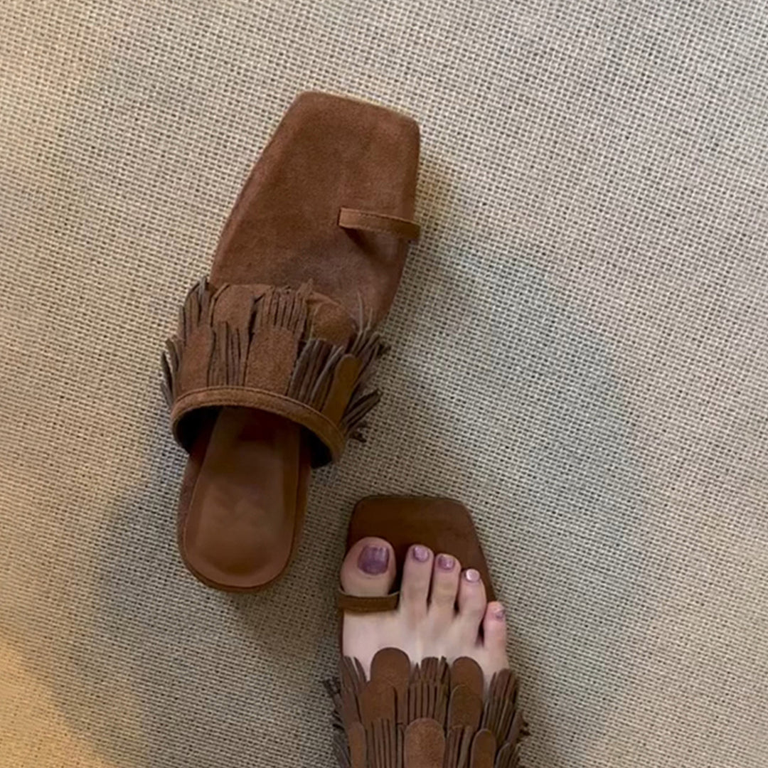 Dame Artisan-inspirerede Slide Sandaler Stilla