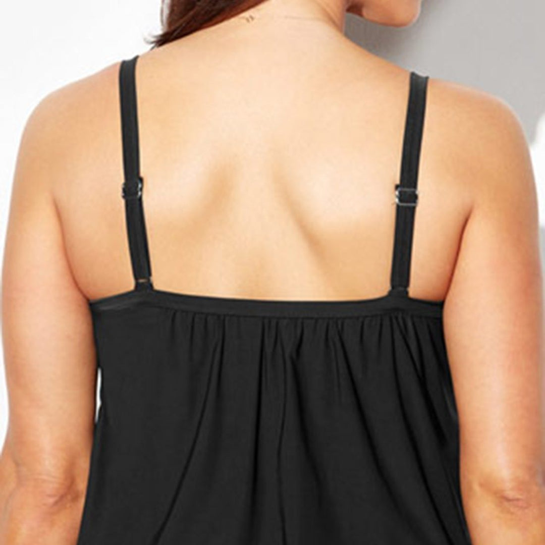 Dame Flydende Bade-Tankini-Overdel Stilla