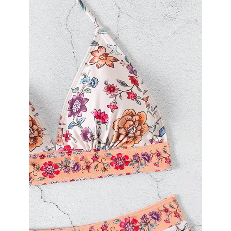 Dame Bikiniset med blomstermotiv Skovae