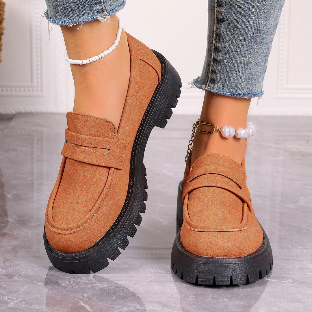 Damer Loafers med robust profil og blødt overmateriale Stilla