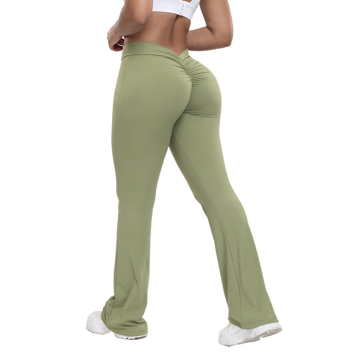 Dame sportleggings med høj talje og rynk Stilla