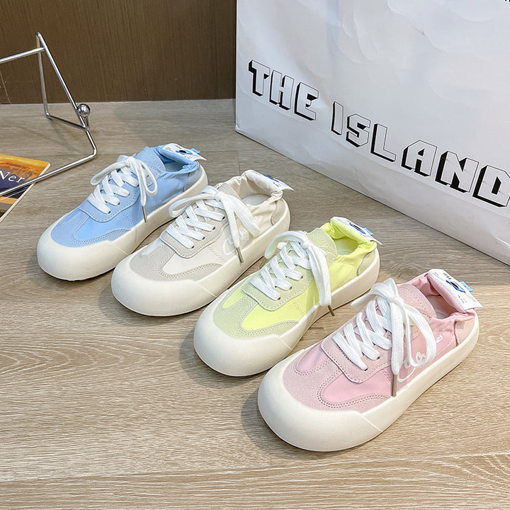 Dame Sneakers i futuristisk design med elastisk overdel og tyk sål Stilla