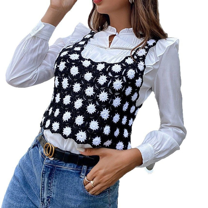 Damer hæklede Crop-Top Stilla