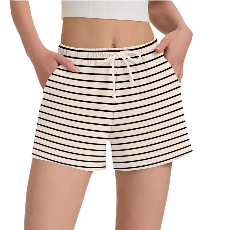 Dame stribede Comfort Fit svømshorts Stilla