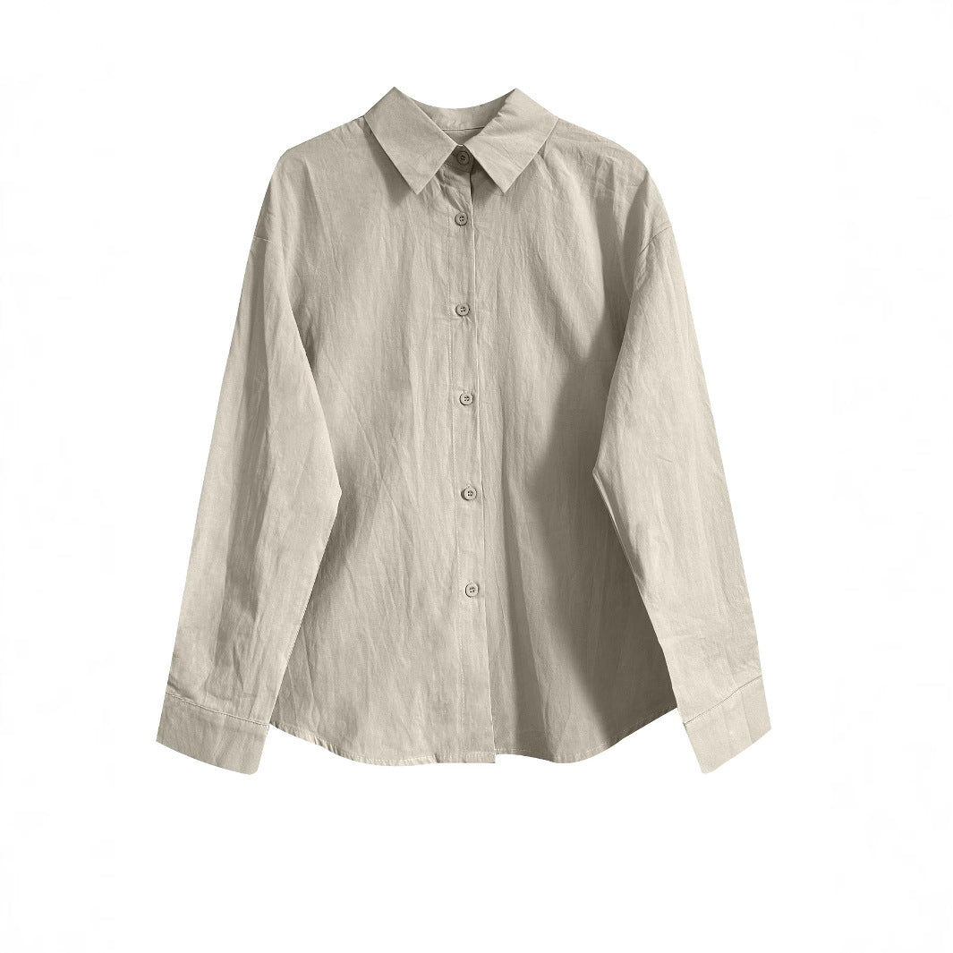 Femme Relaxed Fit Oversized Button-Up Skjorte Stilla