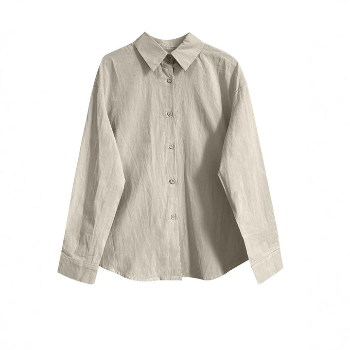 Femme Relaxed Fit Oversized Button-Up Skjorte Stilla