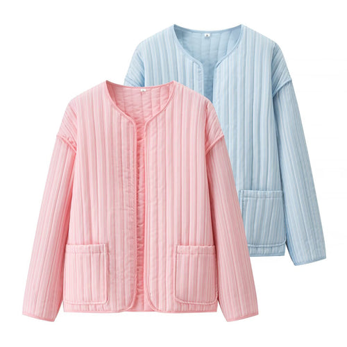 Dame quiltet oversized jakke med praktiske lommer Stilla