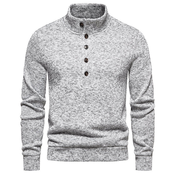 Herrer Varm Højkrave Pullover Sweater Stilla