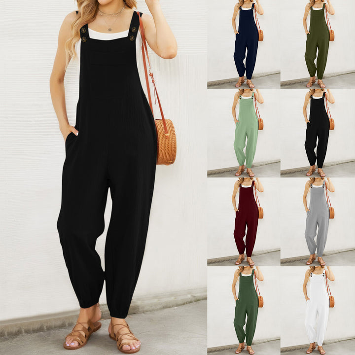 Dame stilfulde overalls med lommer Stilla