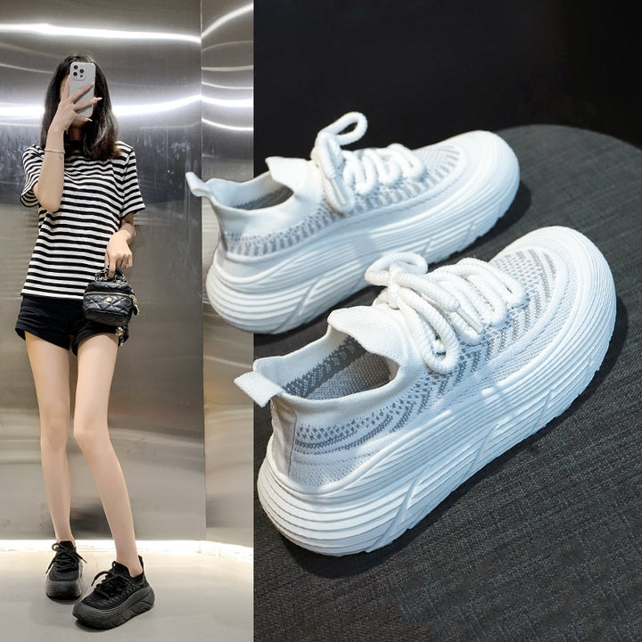 Dame Sporty Sneakers med høj komfort og åndbar mesh-overflade Stilla