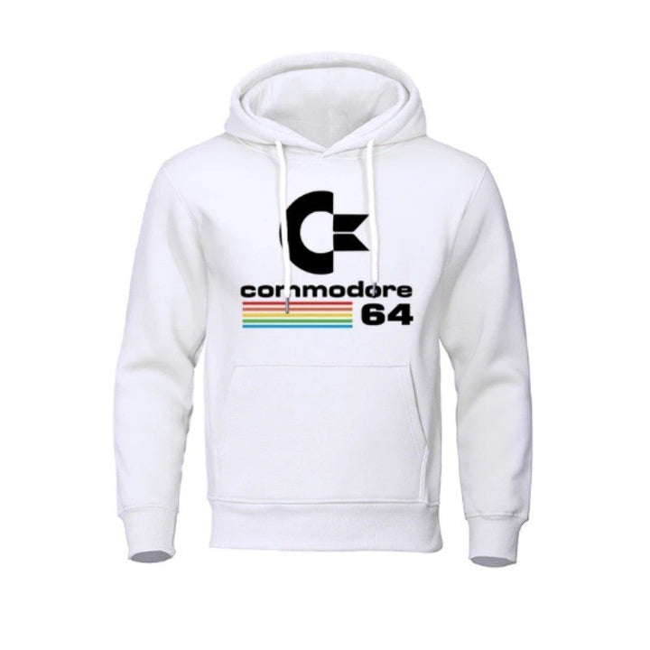 Kvinders hoodie med retro computer motiv Skovae