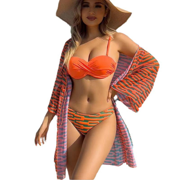 Dame to-delt sæt med underwire bikini sæt Stilla