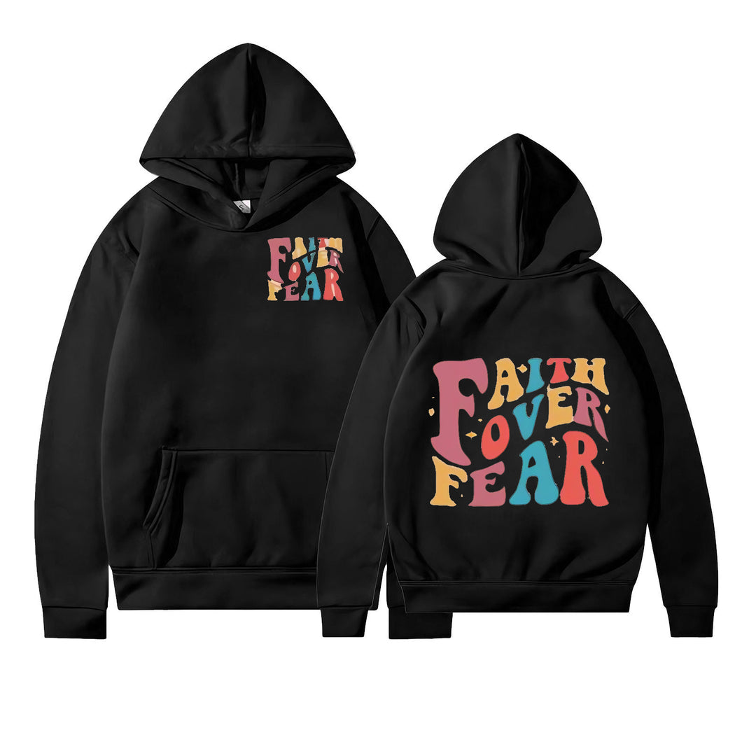 Dame hoodie med unikt grafisk display Skovae