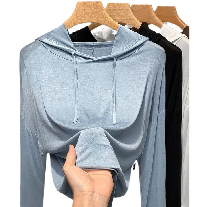 Dame hoodie med afslappet pasform og åndbart materiale Stilla
