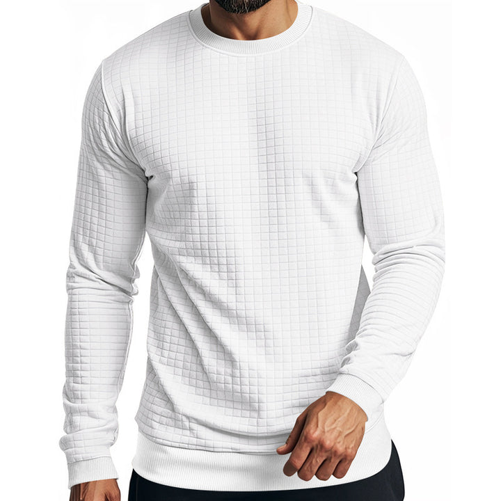 Herrer struktureret langærmet pullover Stilla