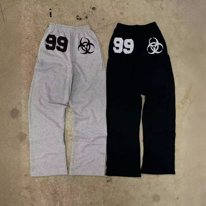Kvinders sweatpants med urban biohazard design og komfortabel pasform Skovae