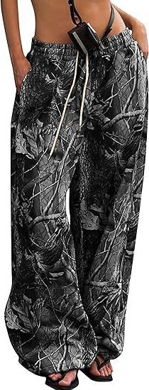 Dame Cargo-bukser i moderne camouflage-stil Stilla