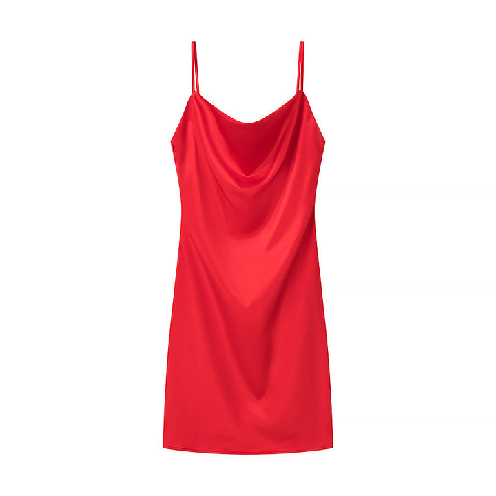 Femme Cowl Neck Slip Dress Stilla
