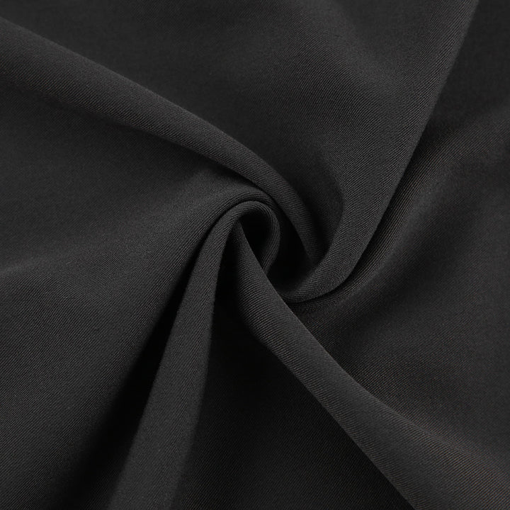 Dame Maxiskirt med høj slids og elegant satinfinish Stilla