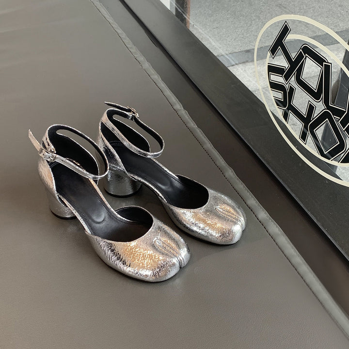 Dame Elegant Slingback Blokhæle Sko Stilla